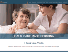Tablet Screenshot of focuscares.com